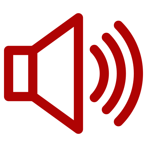 Alarm speaker icon